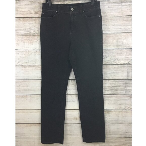 Chico's Fabulously Slimming Black Jeans Size 0.5 - Picture 1 of 13